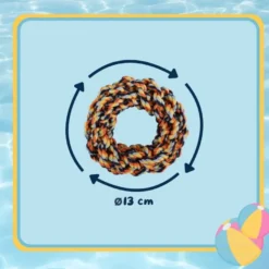Summer Vibes Dolce Vita Rope Ring Brinquedo para cães