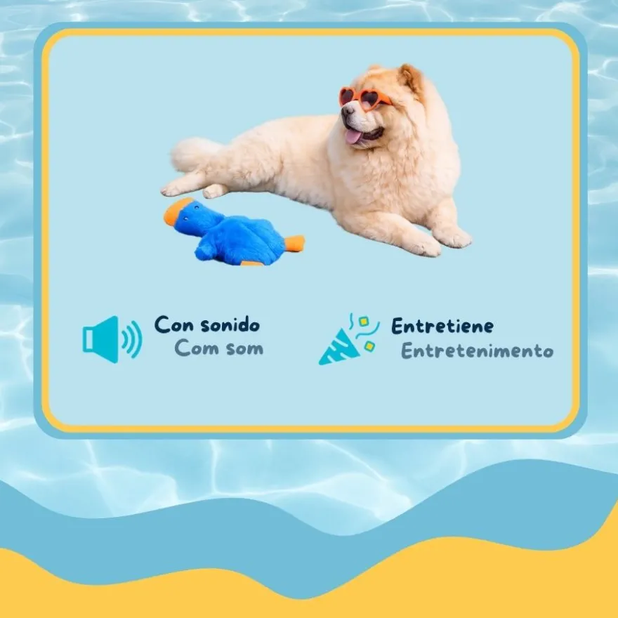Summer Vibes Dolce Vita Skinny Duck Peluche para cães