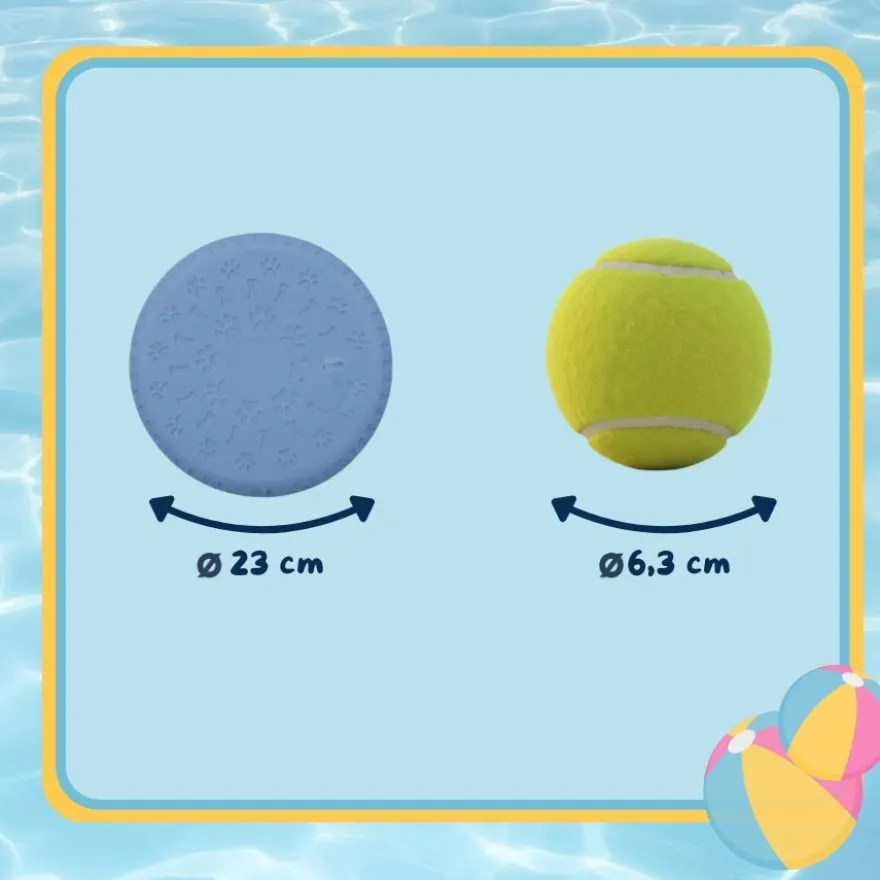 Summer Vibes Frisbee x 3 Balls Kit Bolas e Frisbee para cães