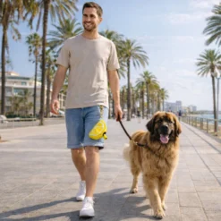Summer Vibes Lemon Bag Dispenser Porta Saco para cães