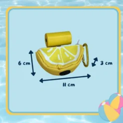 Summer Vibes Lemon Bag Dispenser Porta Saco para cães