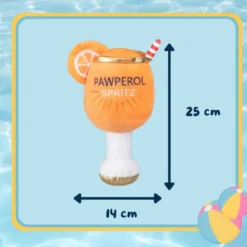 Summer Vibes Pawperol Spritz Peluche para cães
