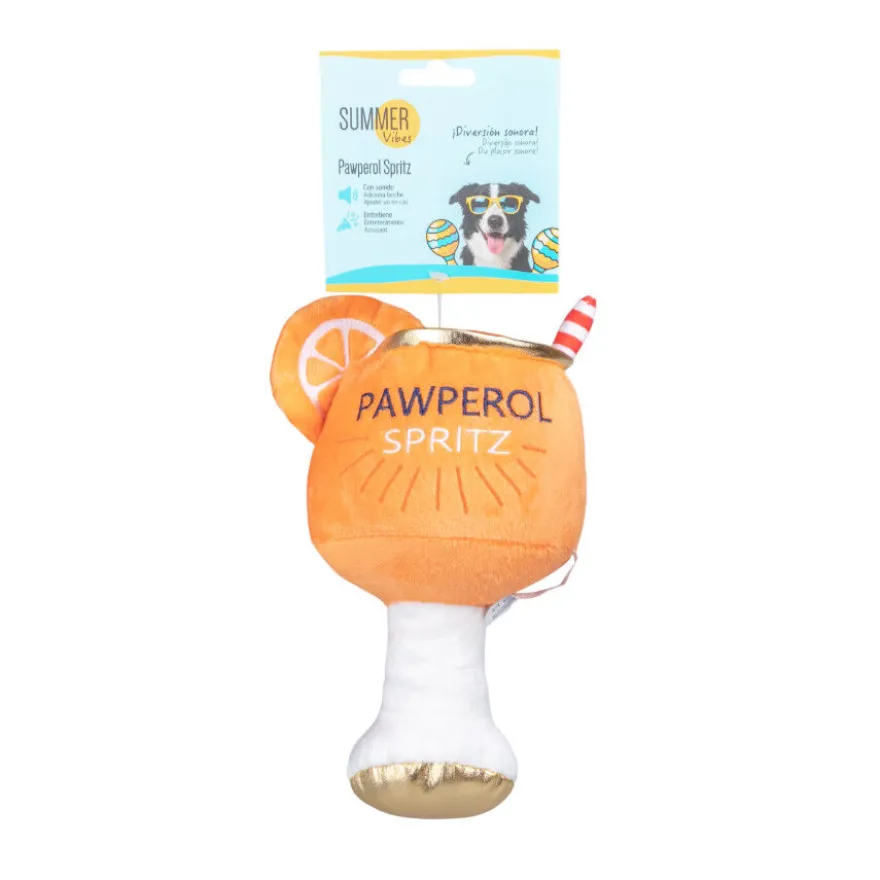 Summer Vibes Pawperol Spritz Peluche para cães