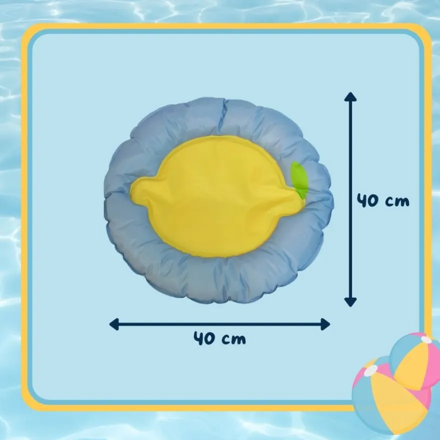Summer Vibes Round Cool Mat Lemon Cama Refrescante para cães