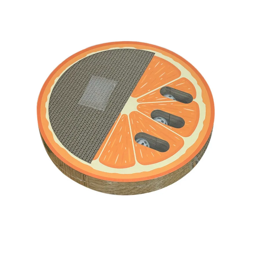 Summer Vibes Scratcher Orange Arranhador em Cartão para gatos