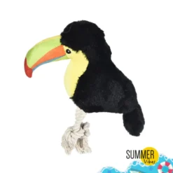 Summer Vibes Tucano de Peluche com Corda para cães