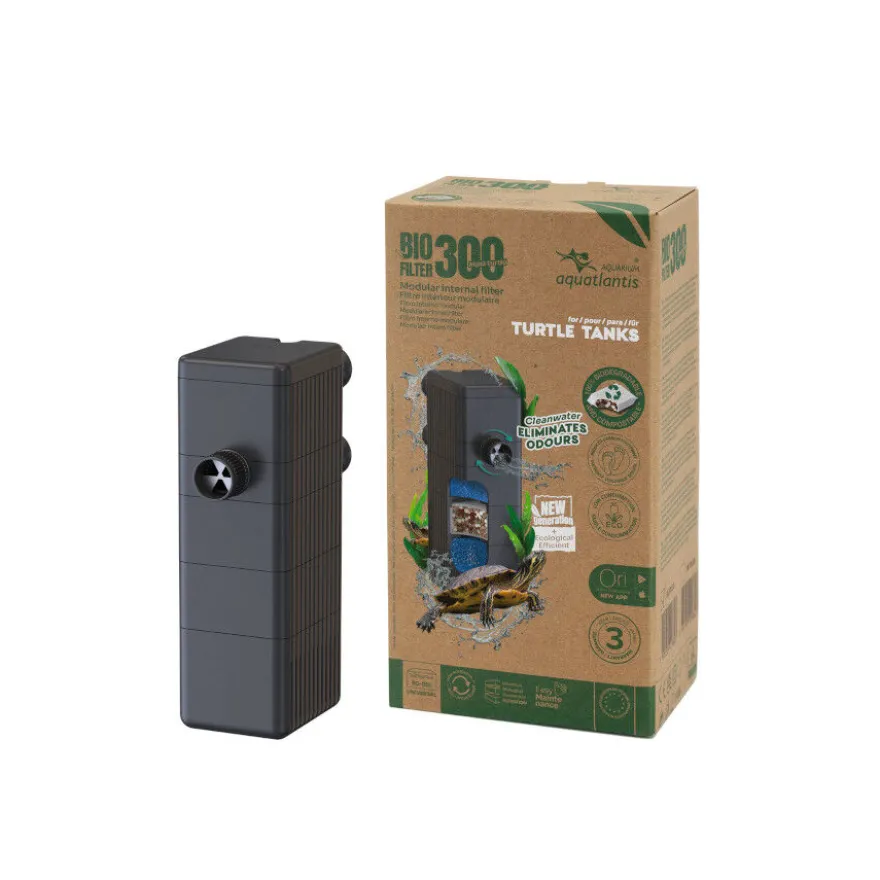 Terratlantis Bio Filter Aqua Turtles Filtro para aquários de tartarugas