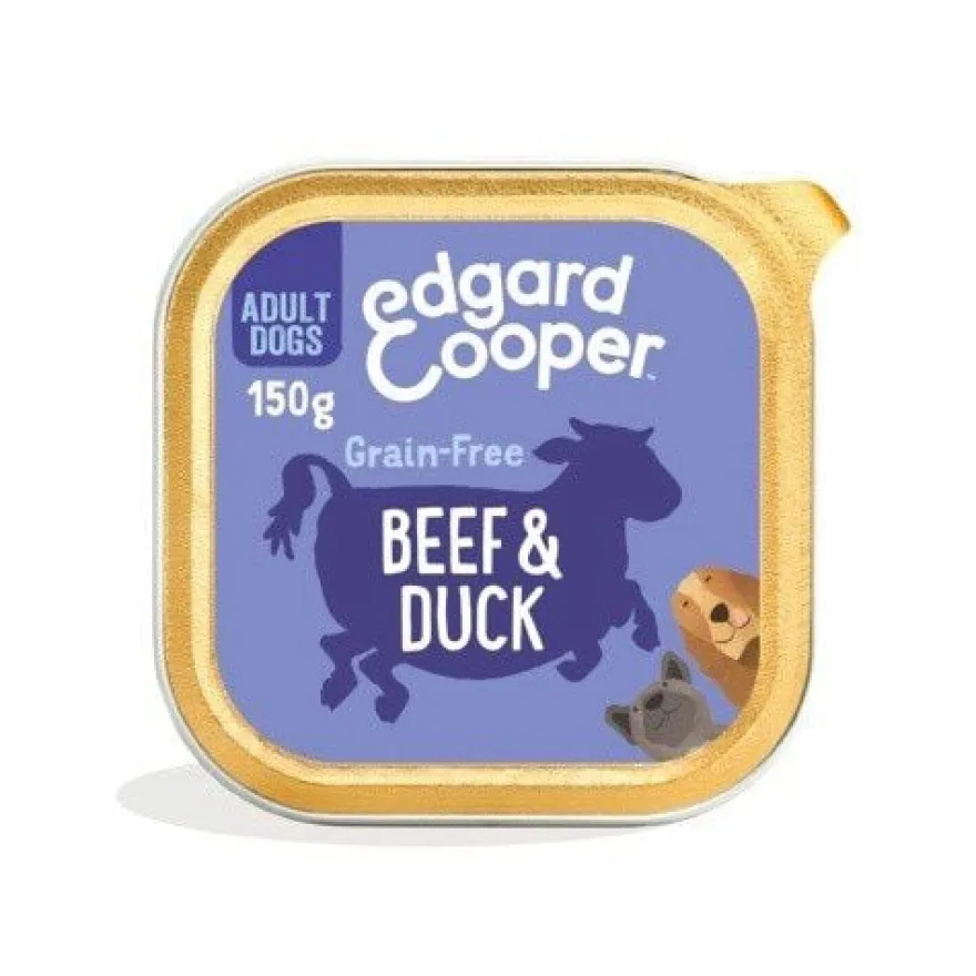Terrina Edgard Cooper Adult Vitela e Pato para cães