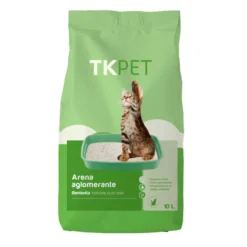 TK-Pet Areia Aglomerante Bentonite e Aloé Vera para gatos