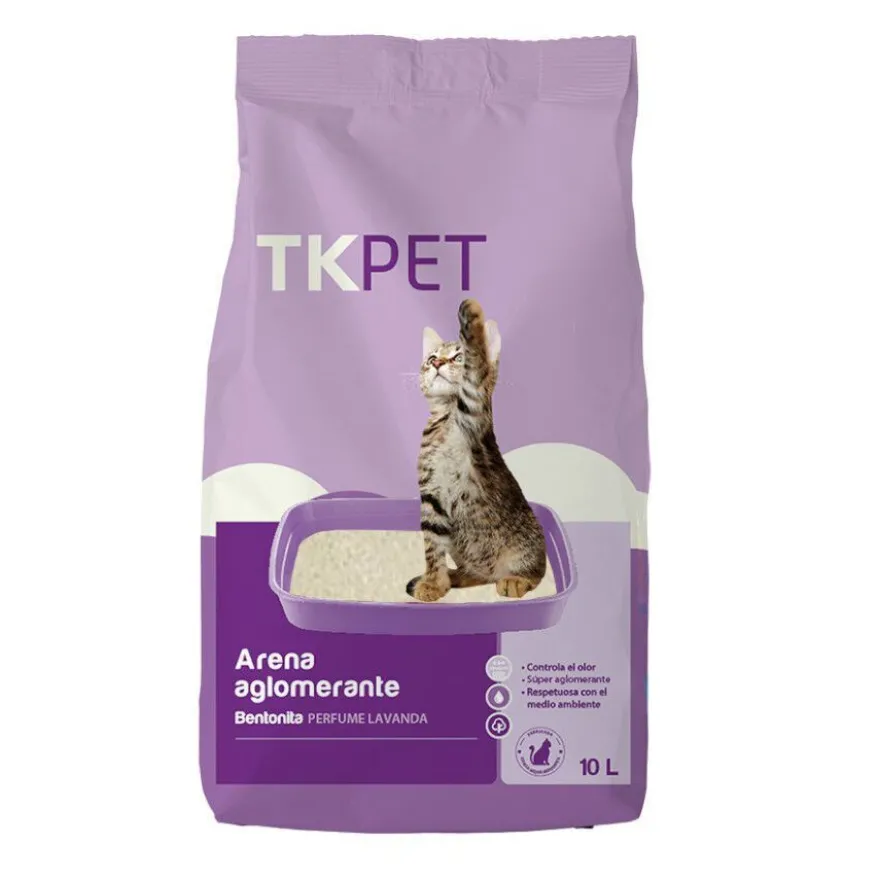 TK-Pet Areia Aglomerante Betonite e Lavanda para gatos