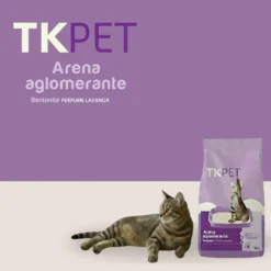 TK-Pet Areia Aglomerante Betonite e Lavanda para gatos