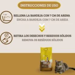 TK-Pet Areia Aglomerante de Bentonita com aroma a baunilha para gatos