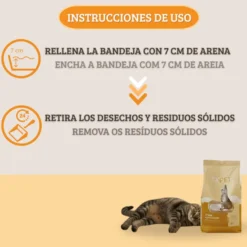 TK-Pet Areia Aglomerante de Bentonita Natural com perfume de Laranja para gatos