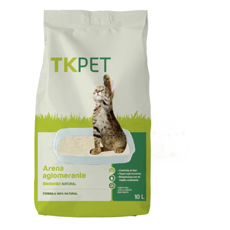 TK-Pet Areia Aglomerante de Bentonita Natural para gatos