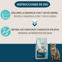 TK-Pet Areia Aglomerante de Bentonita Talco Perfumado para gatos