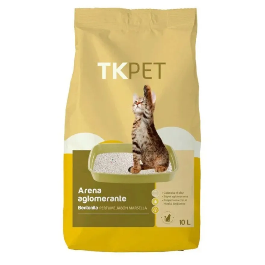 TK-Pet Areia Aglomerante de Bentonite e Marselha para gatos