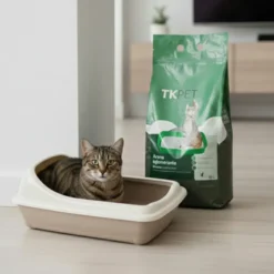 TK-Pet Areia aglomerante de bentonite e pinho para gatos