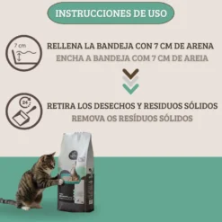 TK-Pet Areia Aglomerante Grey de Bentonite com Carvão Ativo para gatos