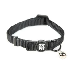 TK-Pet Classic Coleira Nylon com Cascavel Preto para gatos