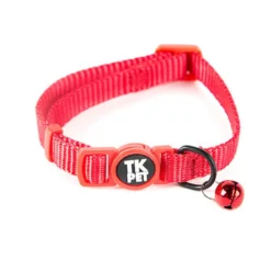TK-Pet Classic Coleira Nylon com Cascavel Vermelho para gatos