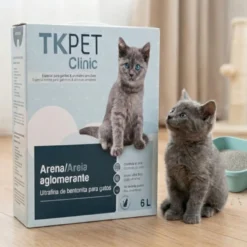 TK-Pet Clinic Areia Aglomerante Ultrafina para Kitten e Gatos Sensíveis