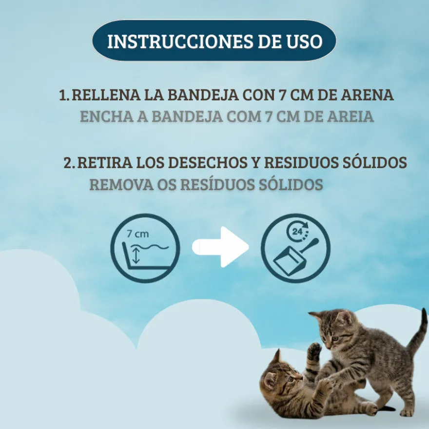 TK-Pet Clinic Areia Aglomerante Ultrafina para Kitten e Gatos Sensíveis