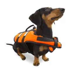 TK-Pet Colete Salva-vidas Laranja para cães