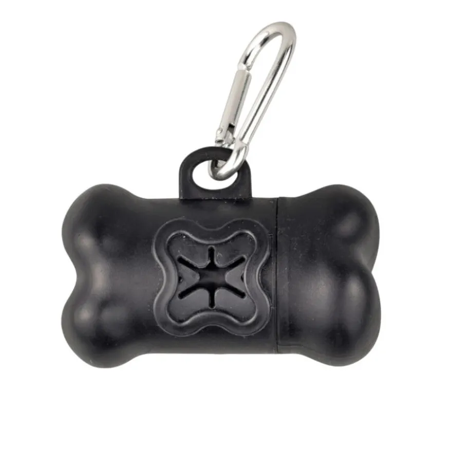 TK Pet Dispensador de sacos preto para cães
