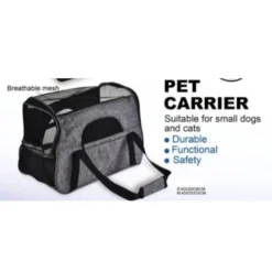 TK Pet Mochila Transportadora Cinzenta para cães