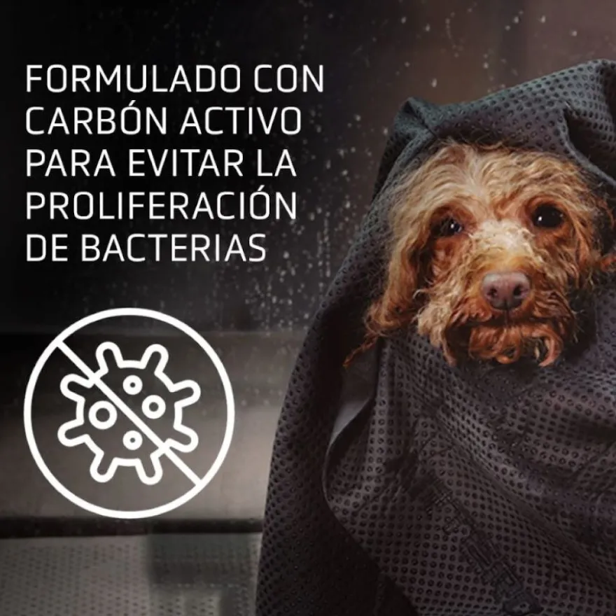Toalha Artero Samba Bayeta Carbono para cães