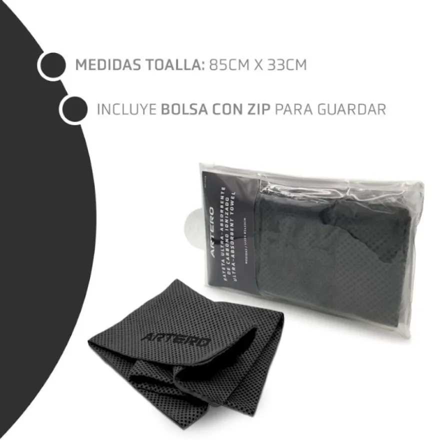Toalha Artero Samba Bayeta Carbono para cães