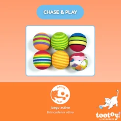 Tootoy! Bolas coloridas para gatos