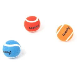 Tootoy! Chase Conjunto 3 bolas com apito mini para cães