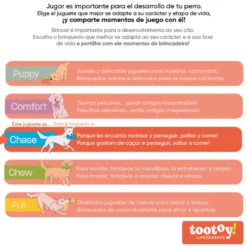 Tootoy! Chase Conjunto 3 bolas com apito mini para cães