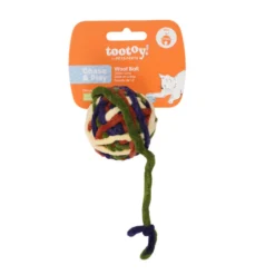 Tootoy! Chase & Play Bola de lã para gatos