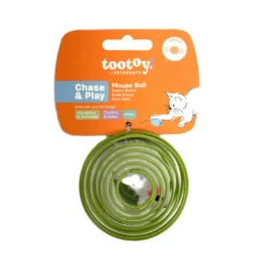 Tootoy! Chase & Play Bola interativa com rato para gatos