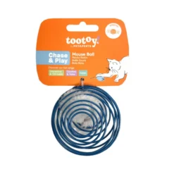 Tootoy! Chase & Play Bola interativa com rato para gatos