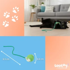 Tootoy! Chase & Play Bola interativa para gatos