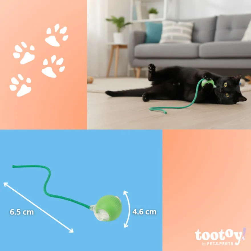 Tootoy! Chase & Play Bola interativa para gatos