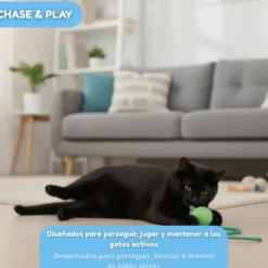 Tootoy! Chase & Play Bola interativa para gatos