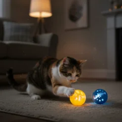 Tootoy! Chase & Play Bolas com LED para gatos