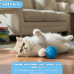 Tootoy! Chase Play Flash Ball Bola para gatos