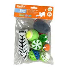 Tootoy! Chase & Play Fun set Kit de brinquedos para gatos