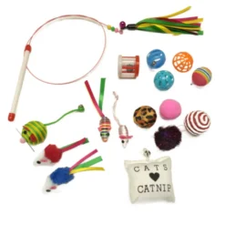 Tootoy! Chase & Play Party Set Kit de brinquedos para gatos