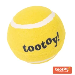 Tootoy! Chase Squeaker Ball Amarela bola de ténis para cães
