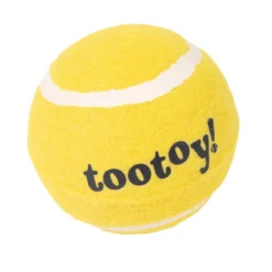 Tootoy! Chase Squeaker Ball Amarela bola de ténis para cães