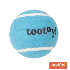 Tootoy! Chase Squeaker Ball Azul bola de ténis para cães