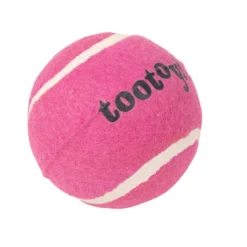 Tootoy! Chase Squeaker Ball Rosa bola de ténis para cães