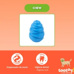 Tootoy! Chew Brinquedo interativo dispensador de snacks para cães