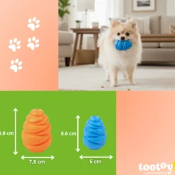 Tootoy! Chew Brinquedo interativo dispensador de snacks para cães